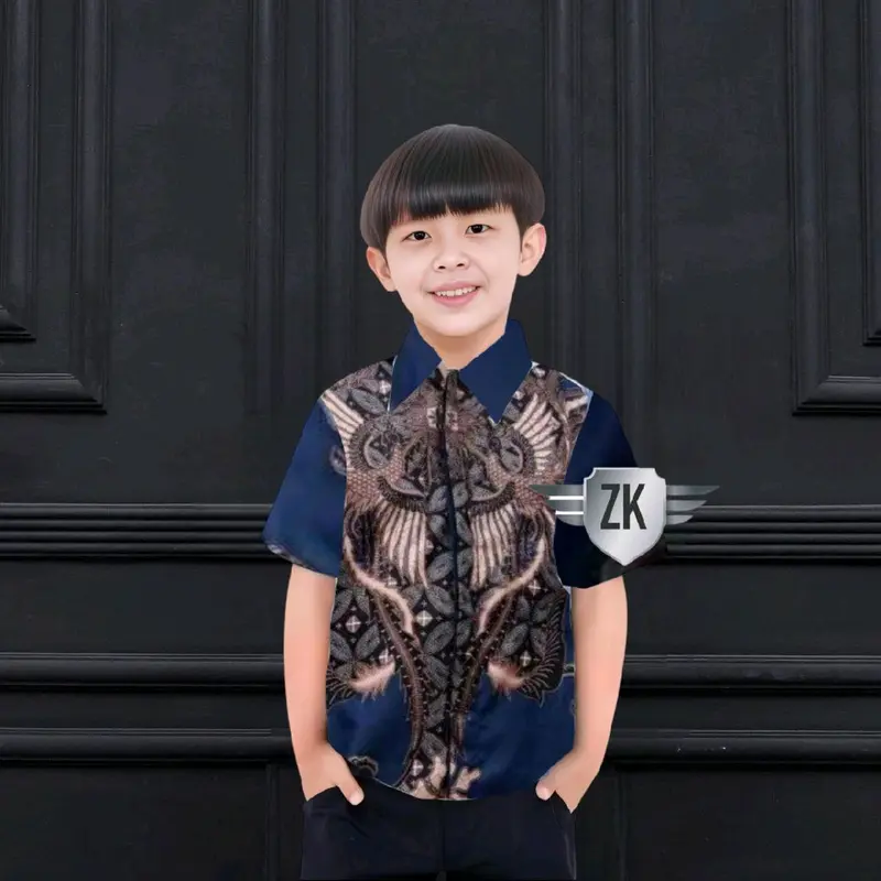 Baju Batik Ayah Dan Anak Cowok Lengan Panjang Pendek Usia 2 Sampai 10 Tahun Motif Terbaru Bahan Premium Couple Batik Keluarga Ayah Dan Anak Laki-laki Kekinian Halus 4
