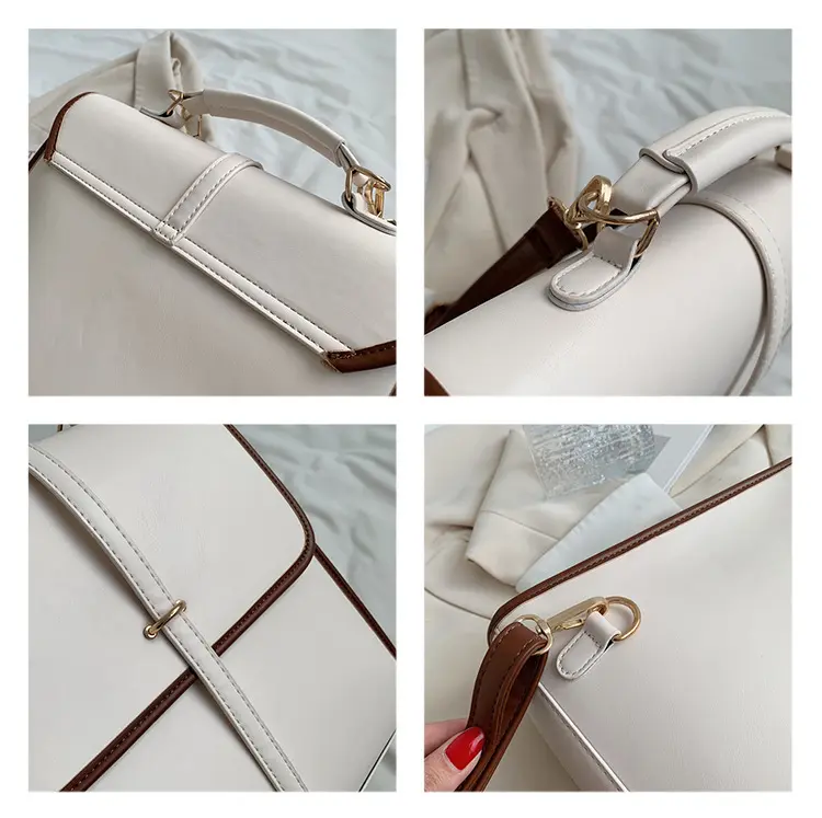 Onebear ransel selempang wanita tas ransel wanit unik ransel cewek ransel retro tas sekolah fashion gaya kuilah inggris Hitam Backpack Travel Kulit tas ransel sekolah cewek LM27 7