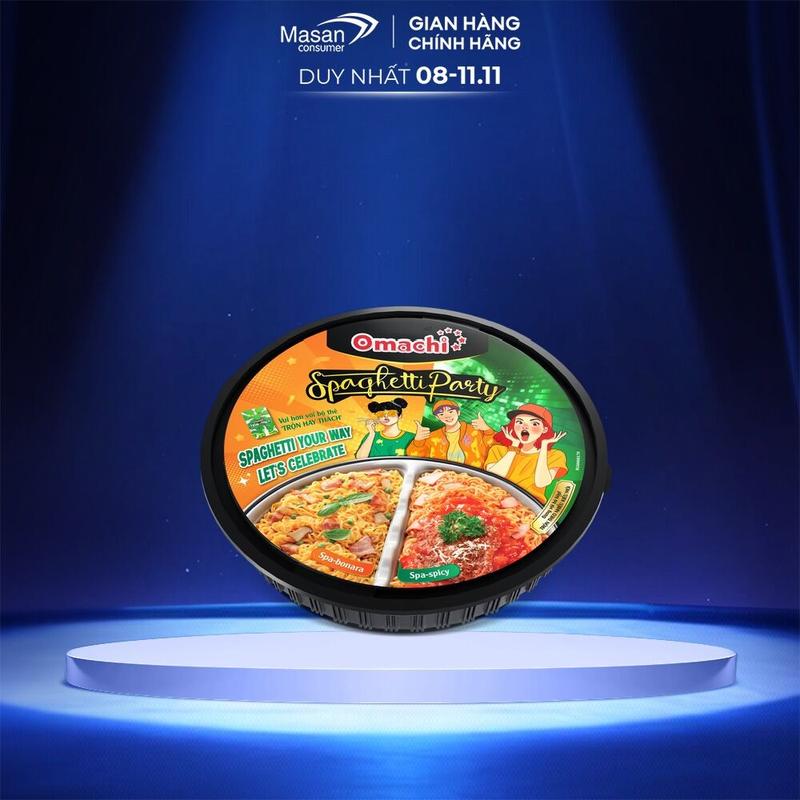 Mì Omachi trộn hai vị hộp x 661gr