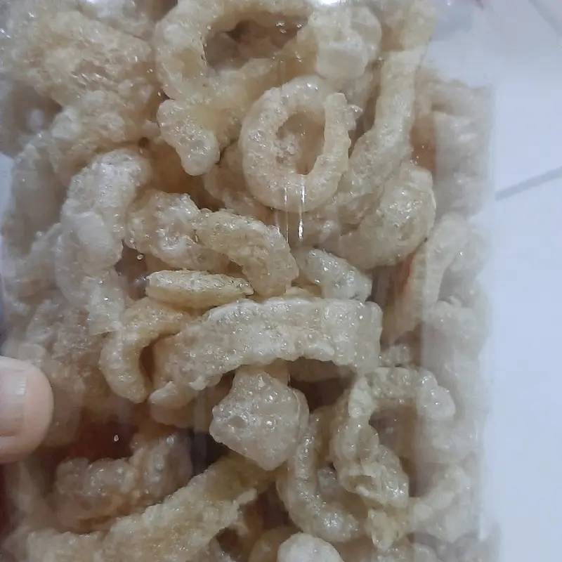 rambak babi cujiuca kerupuk kulit babi samcan non halal Cemilan Toples Snack 3