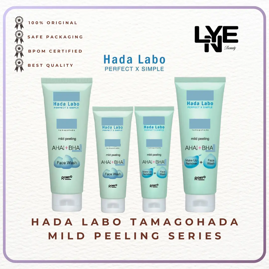 HADA LABO Tamagohada Mild Peeling Series Facial Wash Make Up Remover 50gr 100gr