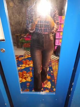 Product Review of ORE - CZ 930 Size 27-34 - Highwaist Strecht Cutbray Jeans Vintage Black Washed Slim-fitting Celana Kaki from 2** 0
