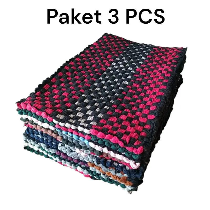 PAKET 3 PCS Keset Anyam KESET KAKI Anti selip murah 0