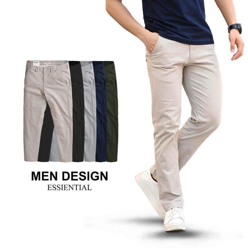 1 Quần Dài KaKi Nam Có Co Giãn Cao Cấp Có 5 Màu [Men Design] Menswear Thun Nhung