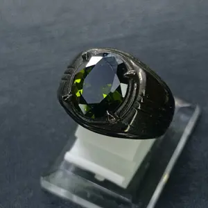 gren pridot ring titanium hitam