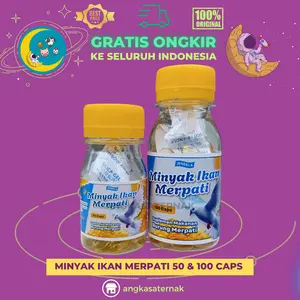 MINYAK IKAN MERPATI 50 & 100 CAPS - Suplemen Makanan Burung Merpati