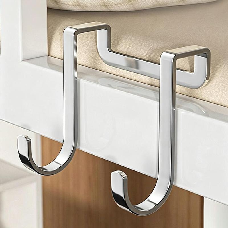 Móc inox Đôi Gài Sau Cửa Tủ Bếp Chất Liệu Inox Không Gỉ Set Treo Đồ Vật tiện…