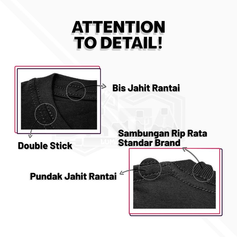 Baju Kaos Distro Pria Wanita Viral Es Teh Memanusiakan Manusia Katun Hitam Putih Combed Unisex Keren 4