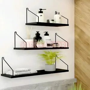 Rak Dinding Tempel Besi Gantung Serbaguna Minimalis Hiasan Kamar Dekorasi Rumah