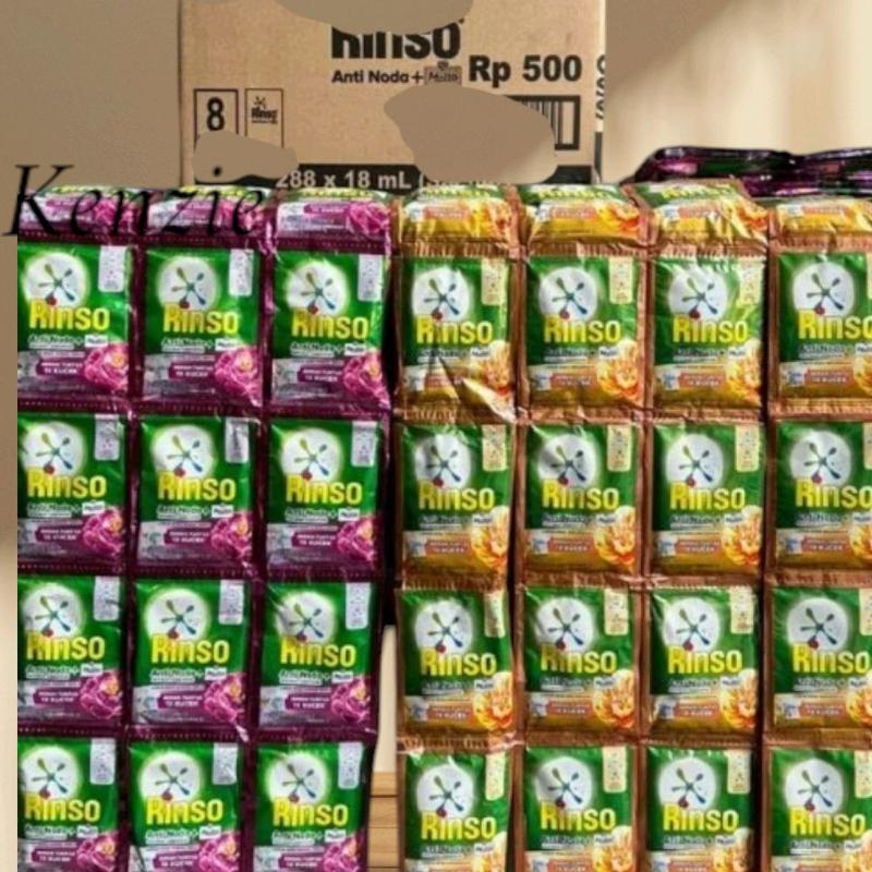 Rinso Cair 500an 4 Renceng Isi 52 Sachet 0