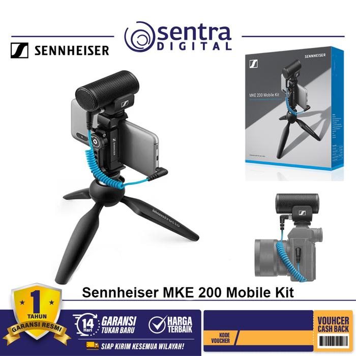 Gambar Sennheiser MKE 200 Mobile Kit - black dari Sentra Digital Kota Surabaya Tokopedia