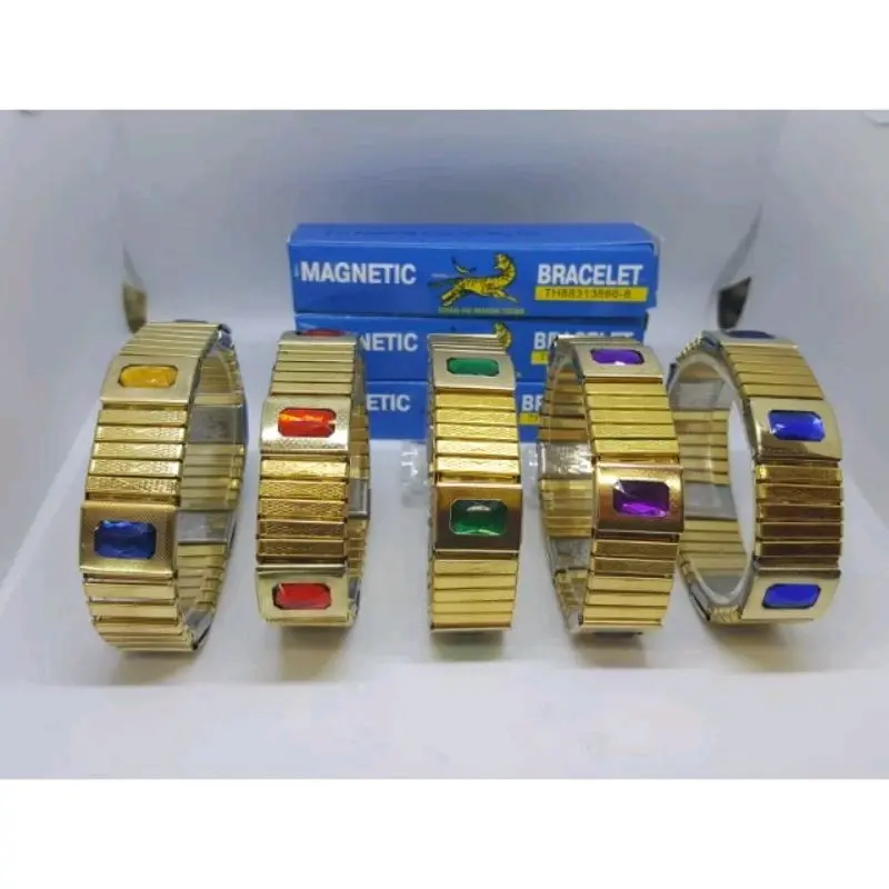 Magnetic Bracelet Bater Chain Blood Pressure Controller Bangles ...