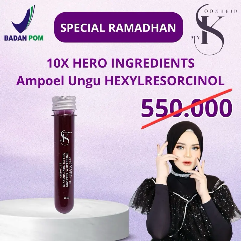 MY SKOONHEID| AMPOUL UNGU BOOSTER HEXYLRESORCINOL 0