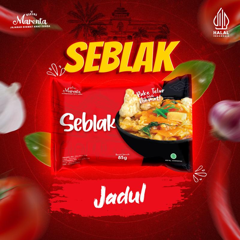 Warung Marenta Seblak Instant Bandung pedas gurih / Seblak Pedas Kuah / Seblak Bandung Makanan Mie 0