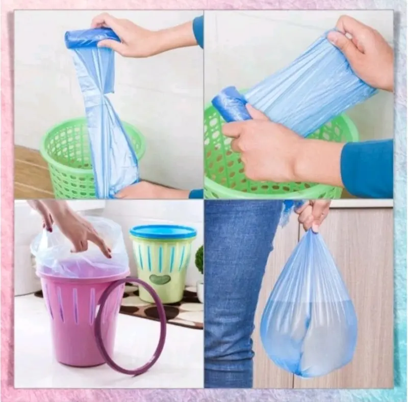Plastik Sampah Roll  45 x 50 Harga Perpack / Plastik Sampah 1 Pack isi 5 Roll 2