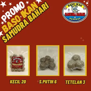 Samudra Bahari - Baso Ikan Building - Kecil 20 Butir & Sedang Putih 6 Butir & Ori 3 Butir