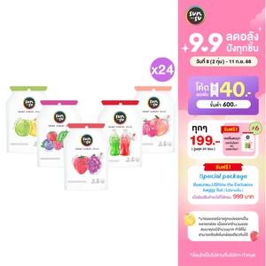 (แพ็ค 24) Sunsu ซันซุ เยลลี่ผสมบุก (เลือกรสชาติได้)