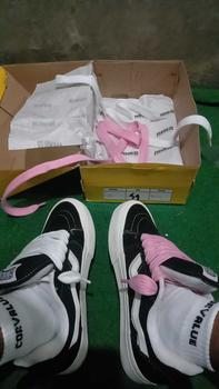 Product Review of Corvalue - Sepatu Sneakers Unisex Pria Wanita Otaru Black White Shoes Casual Sneakers Hitam from i**n 0