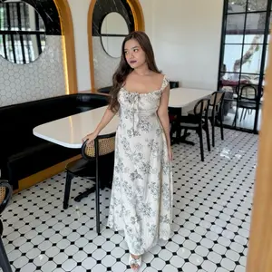 GENCY WOMEN | LONG DRES BUNGA Casual