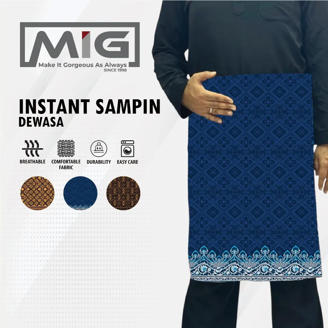 MIG Kids and Adults Instant Sampin Songket