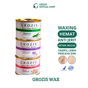 GROZIS Hair Removal Brazilian Hard Wax Beans Perontok Bulu Waxing Ketiak Perawatan