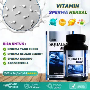 Bio Squalene Softgel Ekstrak Minyak Hati Ikan Hiu Omega 3 Fish Oil Asli 100% HALAL BPOM Isi 30 Softgel Suplemen Kesehatan Herbal