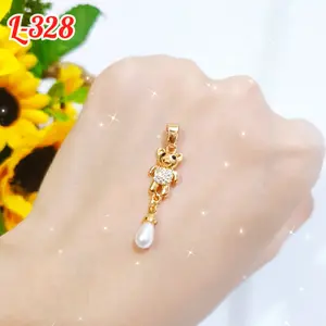 LIONTIN KALUNG MOTIF JURAI MUTIARA PERHIASAN FASHION /L-328