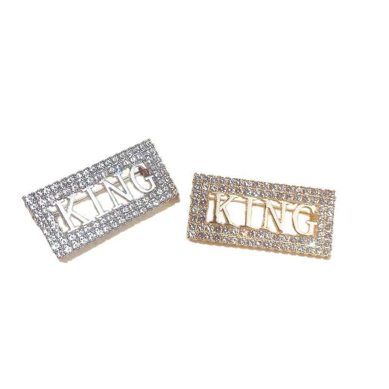 Elfindo - XZ144 Bros King Berlian Permata New Series /Brooch Jas Wanita / Pria Viral Fashion Mewah 6