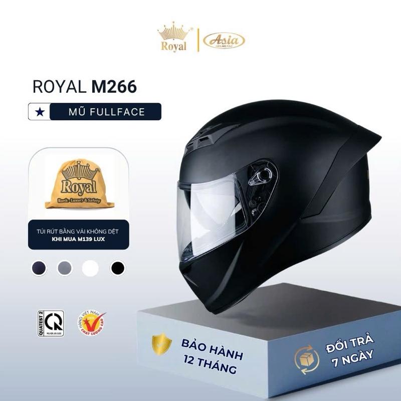 DEAL HỜI TẠI LIVE Mũ Bảo Hiểm Royal Helmet Fullface M266 - Hàng Chính Hãng Bảo Hành 1 Năm