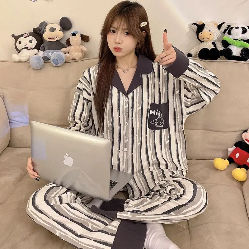 Baju tidur wanita lengan panjang celana panjang/ piyama wanita kekinian /piyama terpopuler Kaos 5