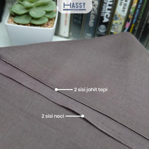 Hijab Segi Empat Pari Jadul Varisha / ORI VARISHA / Warna Taupe 1