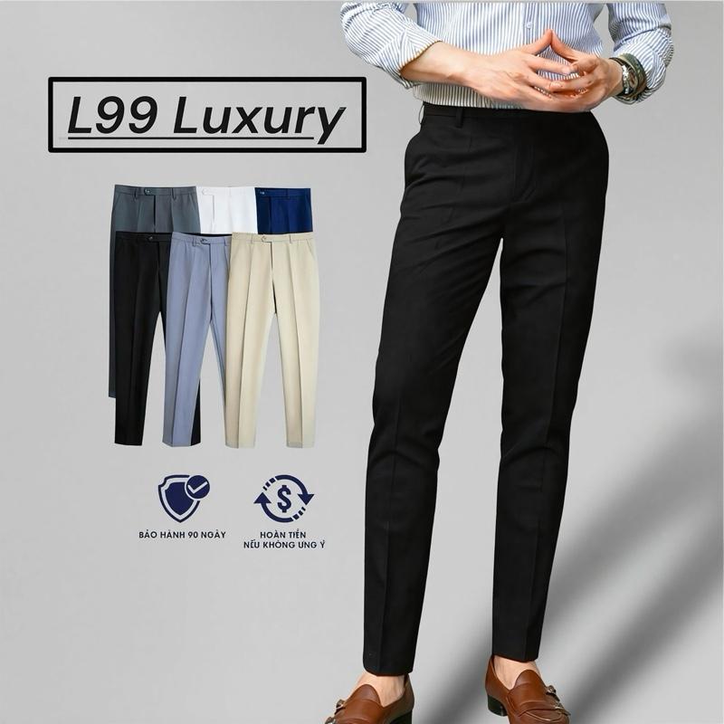 Quần âu Nam Cao Cấp , Vải 79, Dày Dặn, Co Dãn Nhẹ