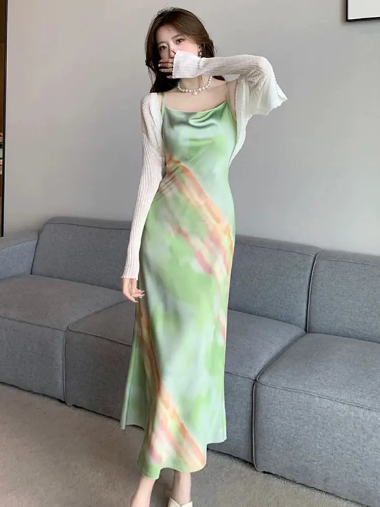 7872 Sage Green Floral Dress | Boho Square Neck Halter Flowy Dresses | Plus  Size Long Beach Dress | Elegant Summer Prom & Casual Dress for Women |  Fitted Sleeveless Comfort Womenswear - TikTok Shop Philippines