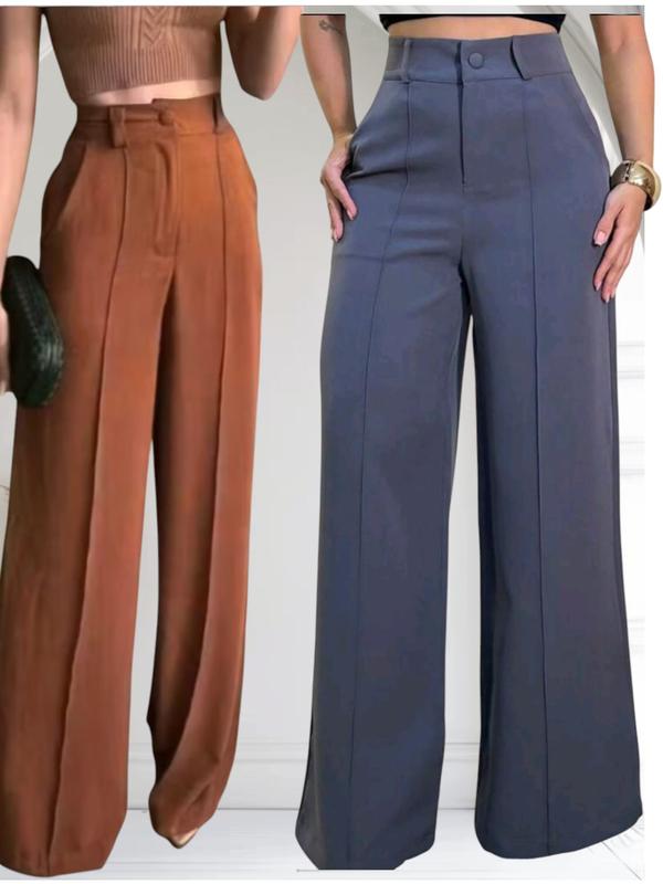 CALÇA FEMININA PANTALONA DUNA COM FORRO TENDENCIA 2025