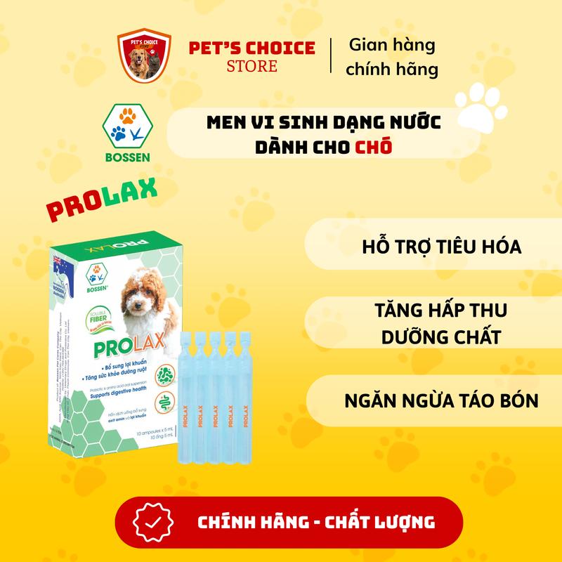 BOSSEN PROLAX CHO Chó - Men vi sinh bổ sung vi sinh, phòng táo bón, tăng khả năng hấp thụ