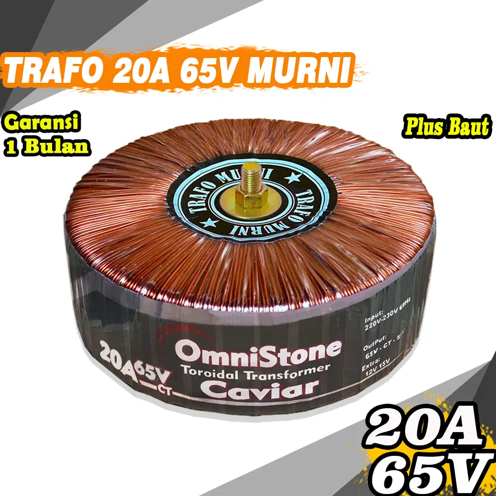 Trafo Toroid 20A Besar 65V 55V 45V CT