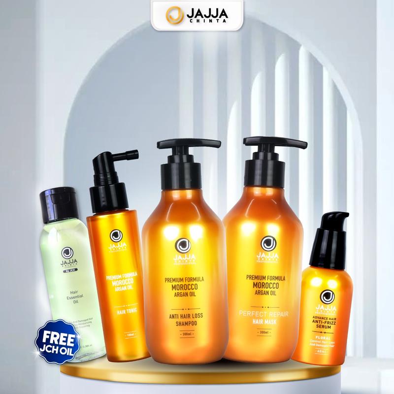 RIANG RIA RAYA FREE OIL 100ML GOLDEN HAIRGROWTH SET RAMBUT GUGUR RAMBUT ROSAK KELEMUMUR RAMBUT LEBAT Conditioner Haircare Shampoo Koko