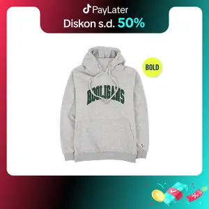 HOOLIGANS Hoodie Bold VAR - Misty Bordir Fleece Pria lokal brand