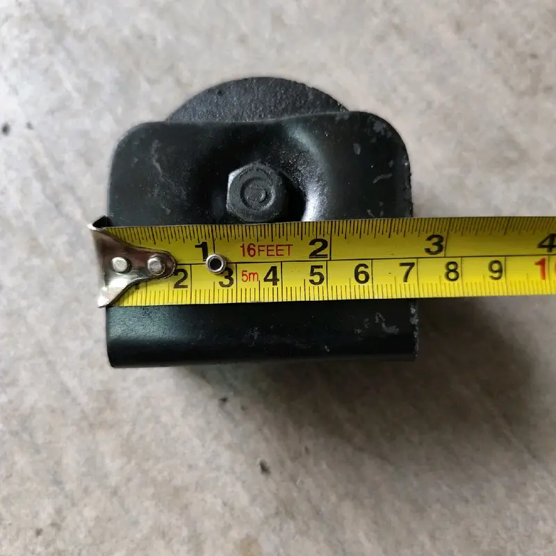 roda bubut besi cor 7cm roda pintu pagar pintu gerbang 1pcs 1