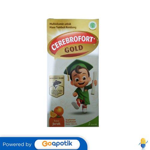 Gambar CEREBROFORT GOLD RASA JERUK SIRUP 100 ML dari Apotek Sumber Waras Gunung Sindur by GoApotik Kab. Bogor Tokopedia