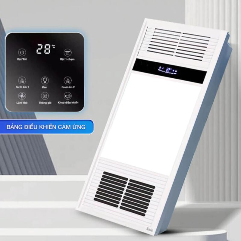 Quạt Sưởi Âm Trần TLC Điều Khiển Từ Xa Sưởi ấm Thông gió Quạt mát Hút ẩm Chiếu sáng Màn hình LCD máy sưởi gốm