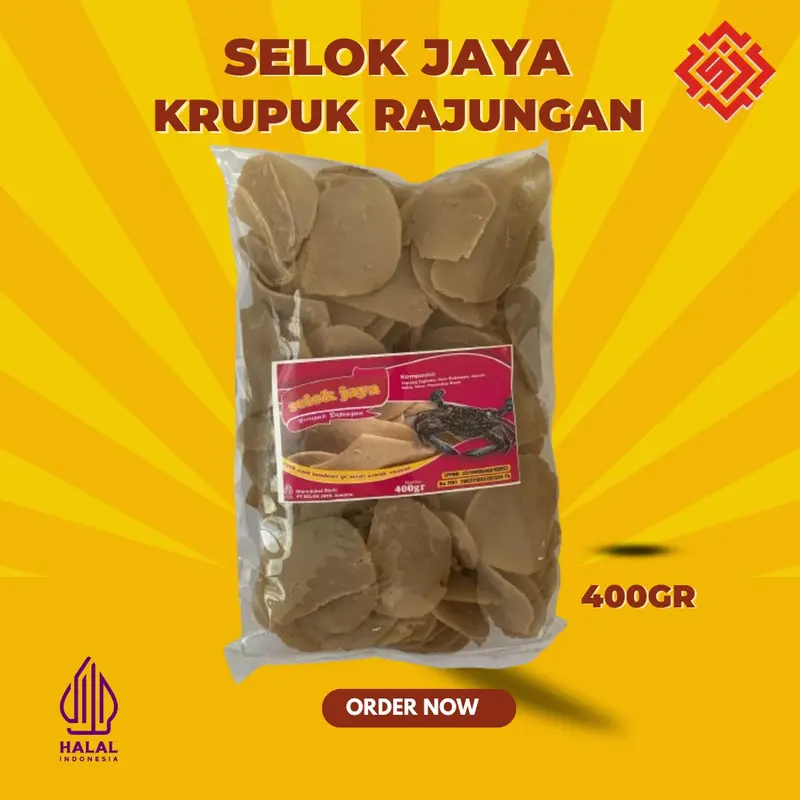 Kerupuk Rajungan 200 400gr Sanita Selok Jaya 3