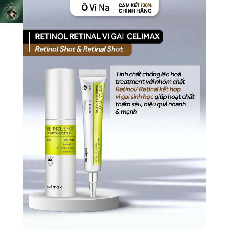 Tinh chất chống lão hoá retinol vi gai CELIMAX RETINOL SHOT SERUM/ RETINAL SHOT…