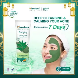 Himalaya Herbals Purifying Neem Mask 100 ml | Masker Wajah untuk Kulit Berminyak