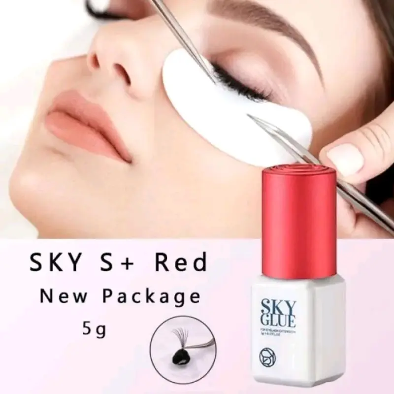 Sky Glue 5gr Lem Eyelash Extension Tutup Merah Made in Korea 1