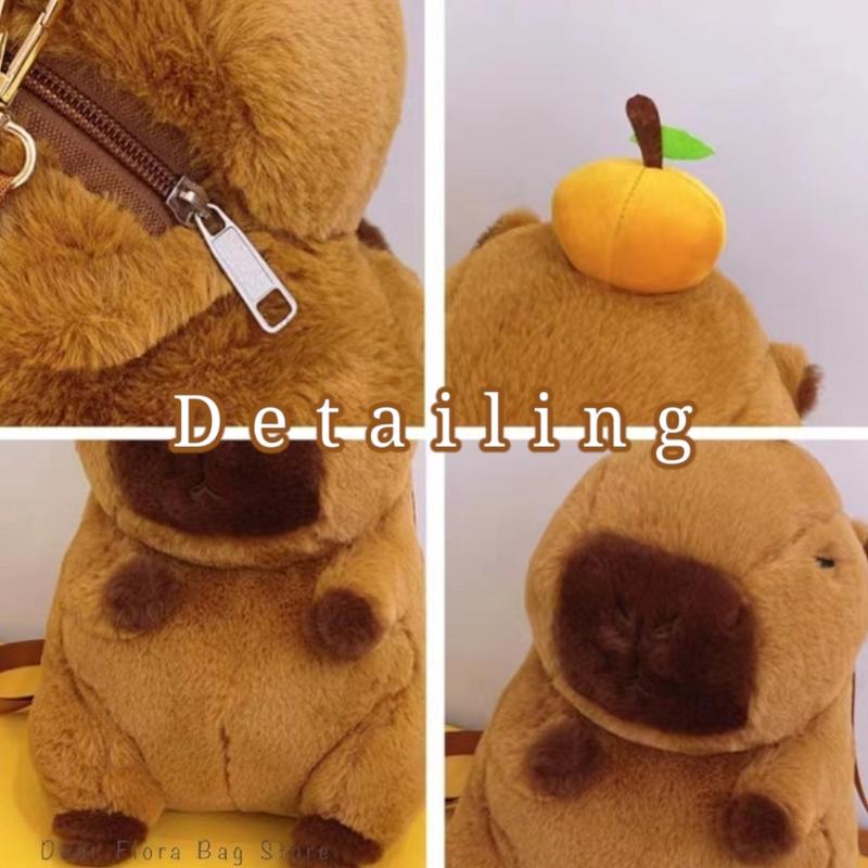 Tas ransel wanita backpak capybara tas beruang lucu tas ransel capybara lucu tas wanita import terbaru tas capybara Backpack 9