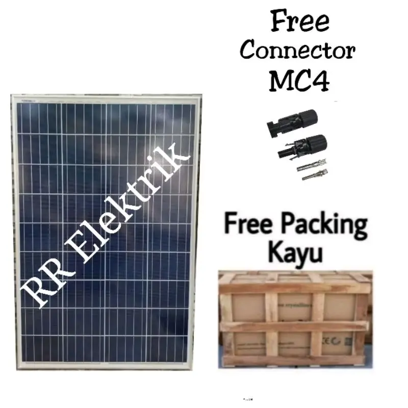 Solar Panel Solar Cell Panel Surya GH 100wp Poly 100 Wp Polycrystalline