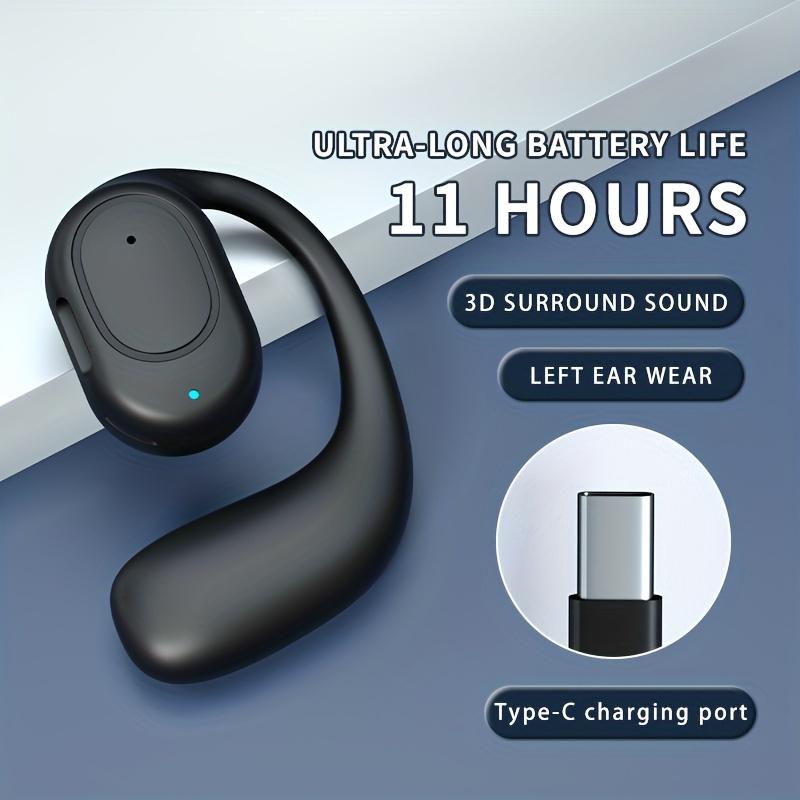 Tai nghe một tai KY2 nguyên bản, tai nghe không dây Bluetooth , pin dung lượng lớn với thời gian phát lại 10H, điều khiển cảm ứng trên tai, Business-2 1