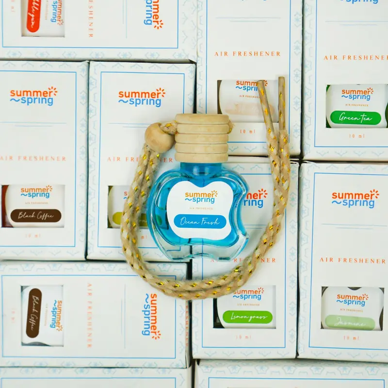 Parfum Mobil Summerspring Car Freshener - Pengharum Mobil Kopi Green Tea Vanilla 7