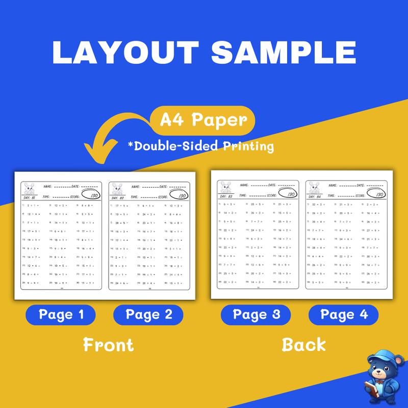 Product Introduction of 100 Days of Mathematics Worksheets for Kids Aged 8-9 | Hardcopy Exercises | 100DTTG3 | Buku Latihan Matematik 100 Hari 23